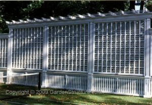 This tennis court fence was a one of a kind fence built on Big Bay Point ( Near Barrie Ontario). Built about 1990-- it is still standing today.