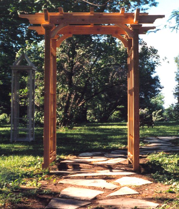 AC003 Arts and Crafts Arbor Plans
