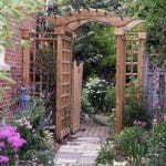 Arbour with gate plans