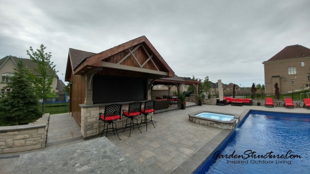Stand up bar cabana design in Aurora