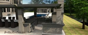 Outdoor Kitchen Concept in Mississauga
