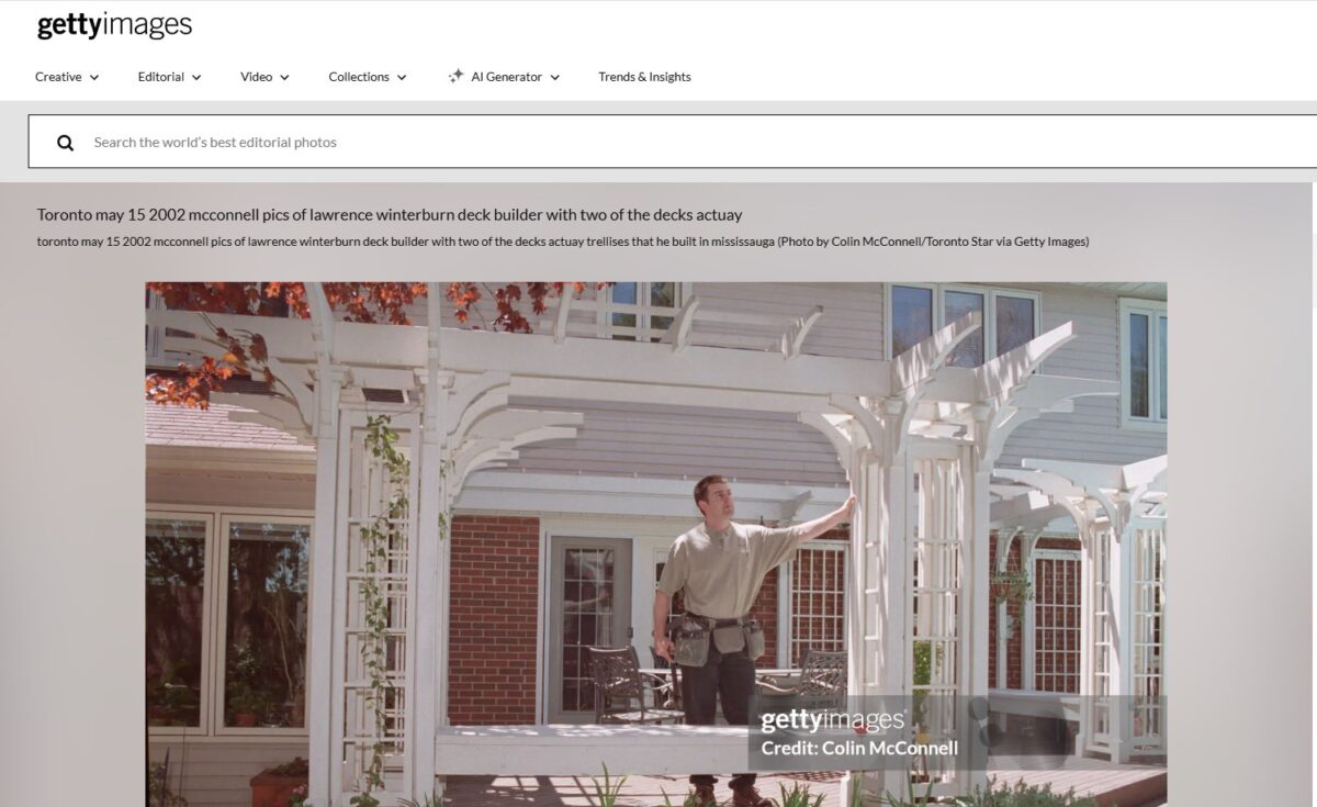 An early shot of our founder...