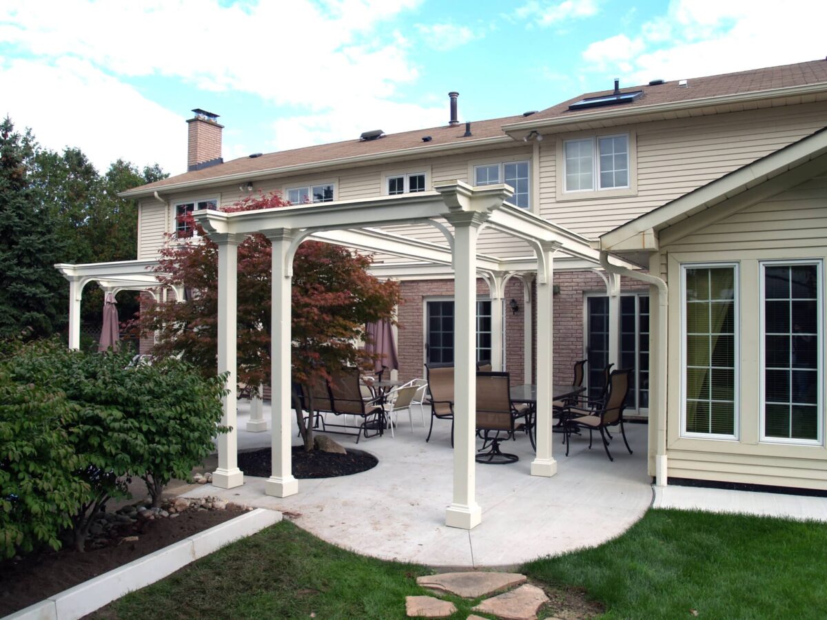 Patio pergola design