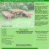A modern spin on a picnic table DIY Plans