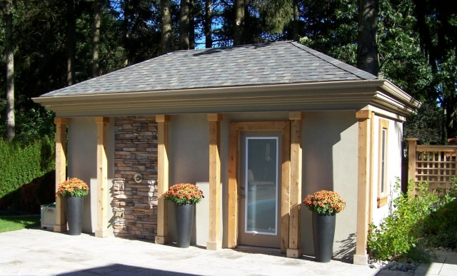 cabana outdoor shower