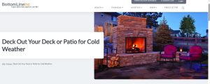 cold weather decks