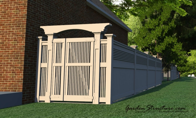 Create entrance gates with our designs and fence plans