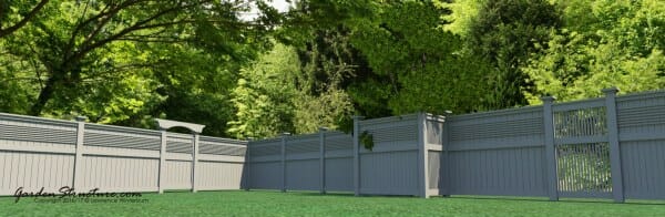 How to design fences and trelliswork