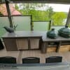 Double Big Green Egg Outdoor Kitchen - Image 3