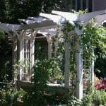 Retrofit Trellis on a Deck