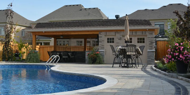 outdoor kitchen cabana designer