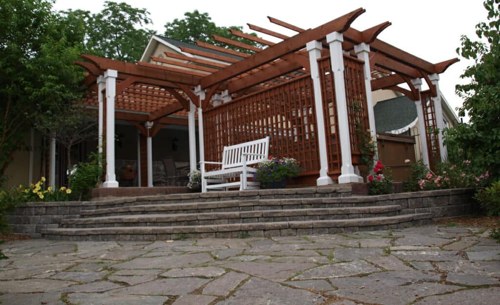 patio pergola no footings