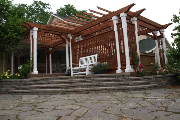 patio pergola no footings