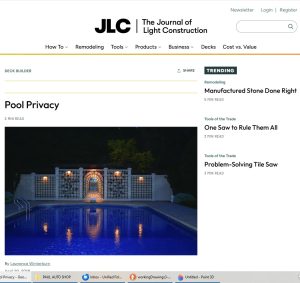 Pool Privacy Screens Article