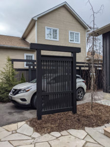 Privacy screens designed for clients in Collingwood