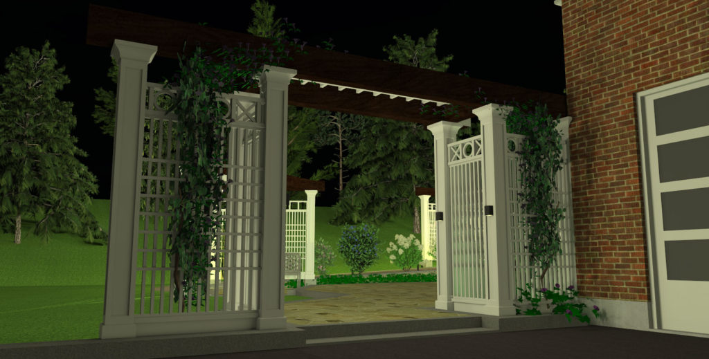 entrance pergola